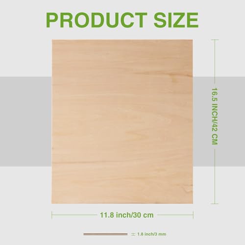 6 Pack Basswood Sheets 1 (6 Count)