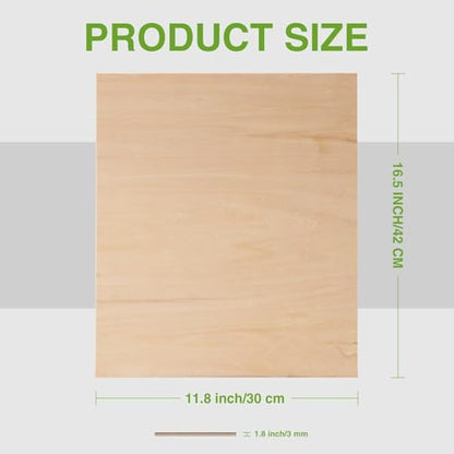 6 Pack Basswood Sheets 1 (6 Count)
