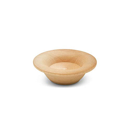 Wooden Craft Bowls Unfinished 2 (100 Count)