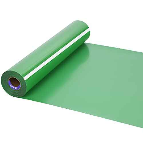 HTV Iron on Vinyl 12Inch by 12ft Roll HTV Heat Transfer Vinyl for T