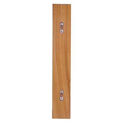 Steel Scoreboard Nailed on a Beech Board with Magnetic Score Keepers for Cornhole and Other Games