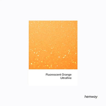 Resin Glitter Fluorescent Orange 100g Ultrafine (3.5 Ounce)