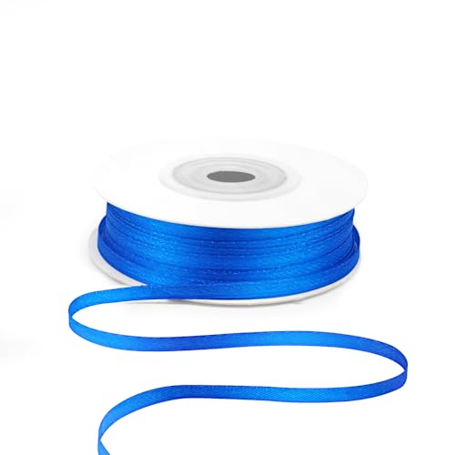 1 8" x 50 Yards Royal Blue Satin Ribbon Crafts Gift Wrapping