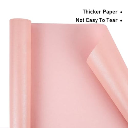 Pink Matte Wrapping Paper (46.24 Sq Ft)