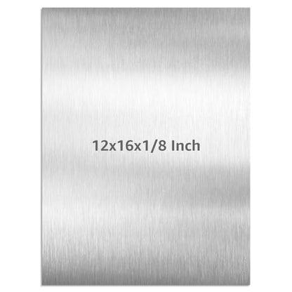 6061 T651 Aluminum Sheet Metal 12" x 16" x 1