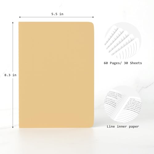 32 Pack Lined Notebook Journals Bulk (32 Count)