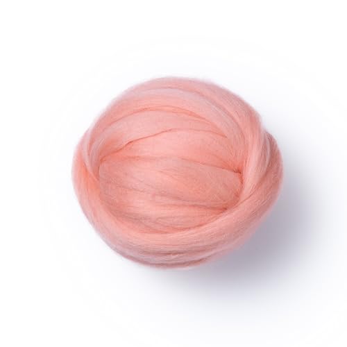 Colored Natural Wool roving (8 Ounce)