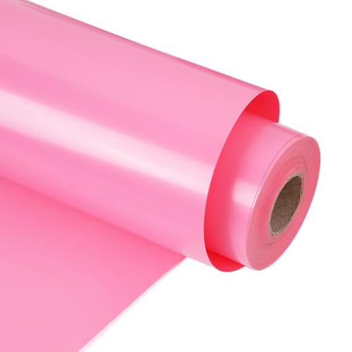 RENLITONG Pink Iron on Vinyl 12Inch by 13ft Roll Heat Transfer Vinyl for T (14.4 Ounce)