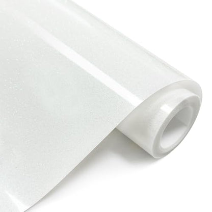 White Glitter HTV Heat Transfer Vinyl Rolls