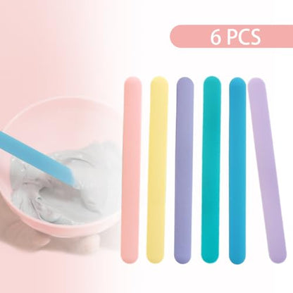 6 PCS Reusable Silicone Stirring Stick (6 Count)