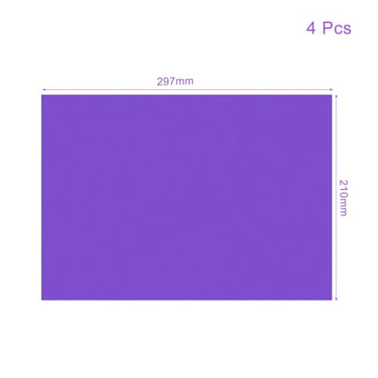 4Pcs Correction Gel Light Filter Overlay PVC Sheets Matte Purple