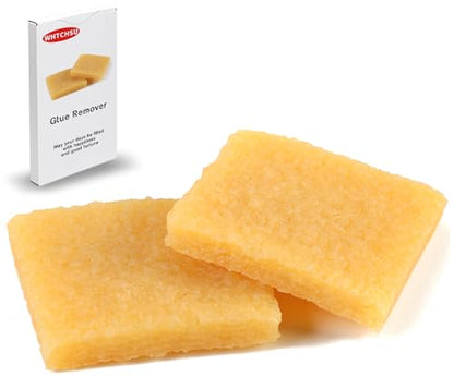 2 Pcs Glue and Residue Eraser Rubber Cement Cleaner for Removing Adhesive and Residues from Paper Plastic and More