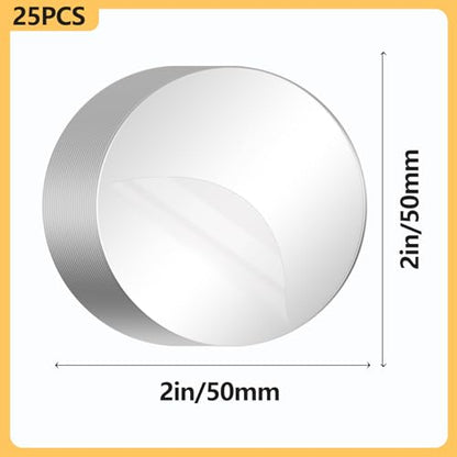 25Pcs Double Sided Mounting Pads Clear Sticky Pads Heavy Duty Adhesive Tape for DIY Reusable Sticky Pads for Home Decor and Crafts