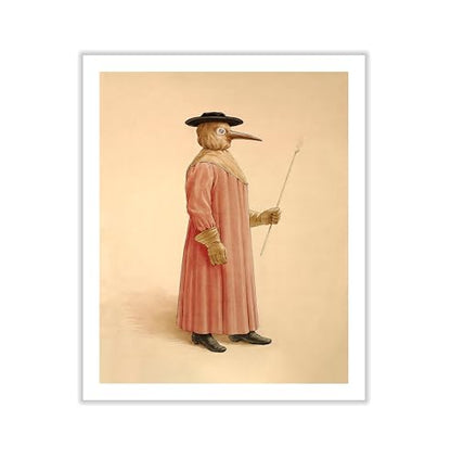 Vintage Plague Doctor Canvas