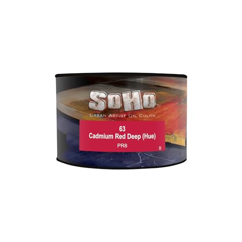 Oil Paint Cadmium Red Deep Hue (14.54 Fl Oz)