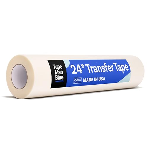 24" x 300' Roll of Clear Transfer Tape for Vinyl (300 Foot)
