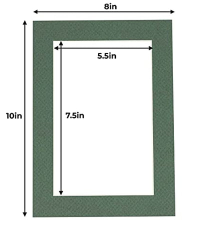8x10 Mat for 6x8 Photo