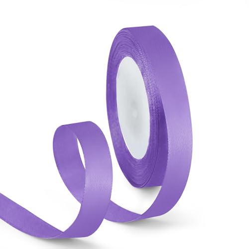 5 8 Inch 25 Yards Satin Ribbon Light Purple (75 Foot)
