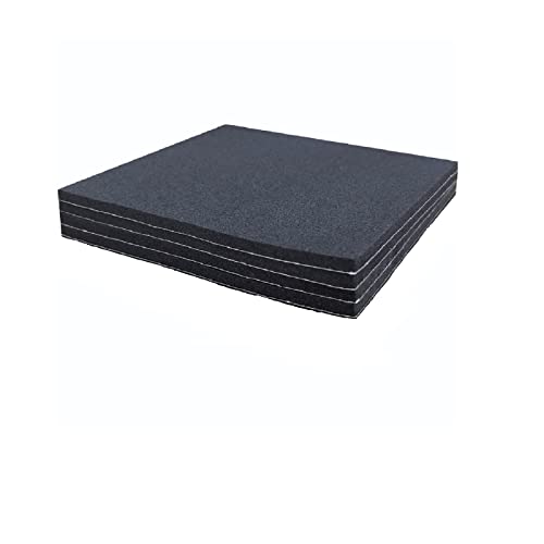 Rubber Adhesive Pads 4 Pcs 6" x 6" x 1