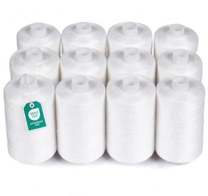 Sewing Thread 12 Spools (36000 Foot)