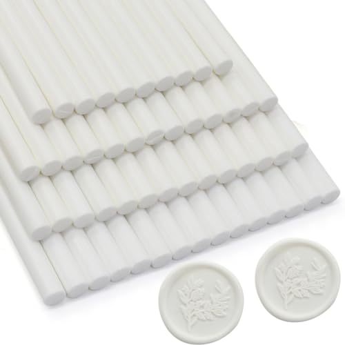 52pcs White Wax Sealing Sticks