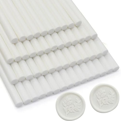52pcs White Wax Sealing Sticks