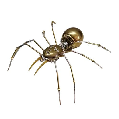 Steampunk Mechanical Insect Spider 3D Metal Model Kit for Adults DIY Assembly 2 (100 Count)