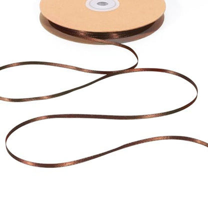 Brown Satin Ribbon 1