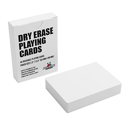 Dry Erase Blank Playing Cards