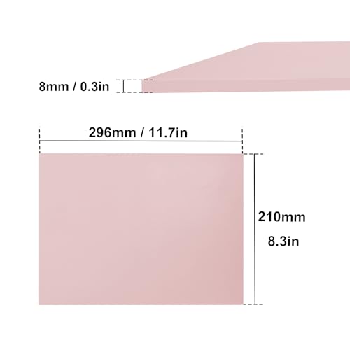 4 Pcs 8.5"x11" Rubber Carving Blocks (4 Count)