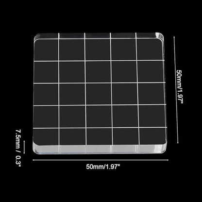 2"x2" Acrylic Stamp Block (6 Count)
