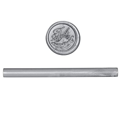 15Pcs Silver Glue Gun Sealing Wax Sticks for Wax Seal Stamp (15 Count)