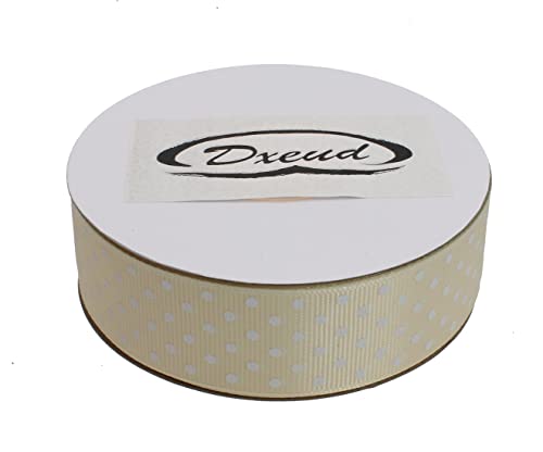 Polka Dot Grosgrain Ribbon 25 Yard Each Roll 100% Polyester
