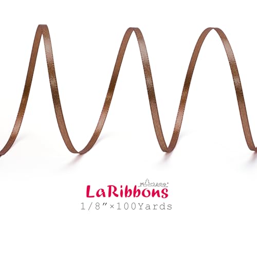Brown Satin Ribbon 1