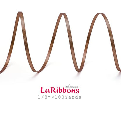 Brown Satin Ribbon 1