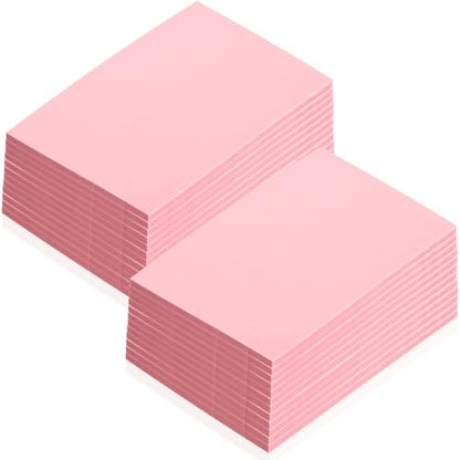 24 Pcs 4" x6“ Pink Rubber Art Soft Linoleum Carving Block (24 Count)