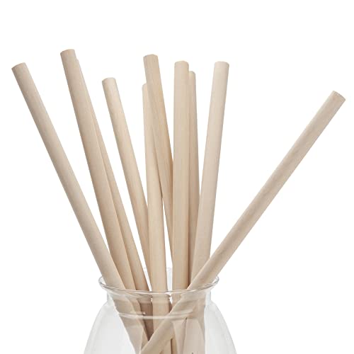 1 2 x 15 Wooden Dowels Wooden Sticks for Crafts (10 Count)