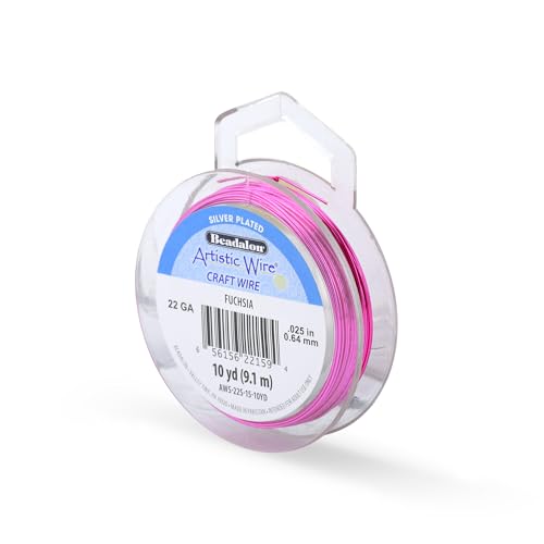 22 Gauge Silver Plated Tarnish Resistant Colored Copper Craft Wire