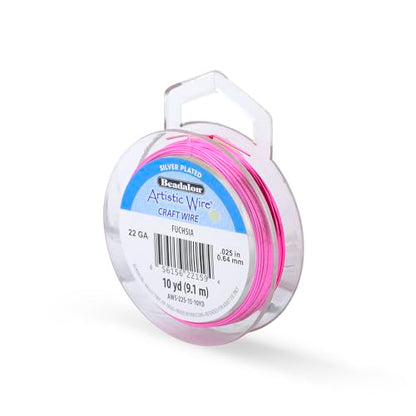 22 Gauge Silver Plated Tarnish Resistant Colored Copper Craft Wire