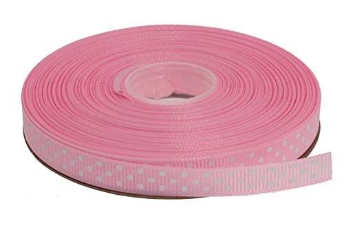 Polka Dot Grosgrain Ribbon 25 Yard Each Roll 100% Polyester