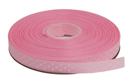 Polka Dot Grosgrain Ribbon 25 Yard Each Roll 100% Polyester