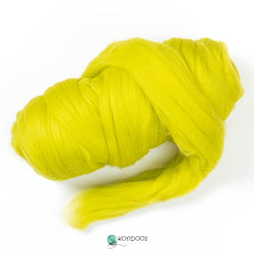 Colored Natural Wool roving (16 Ounce)