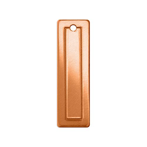 Premium Metal Stamping Rectangle Blanks for Metal Stamping and Jewelry Making (24 Count)
