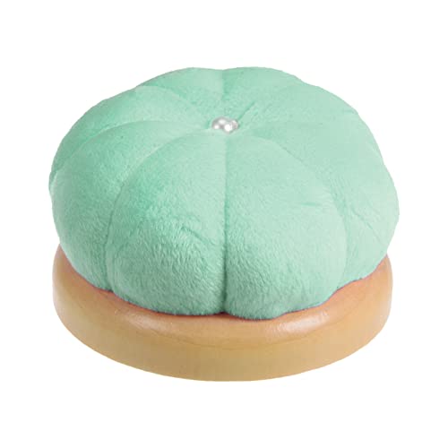 Wooden Base Needle Pincushions Pin Cushions Light Green