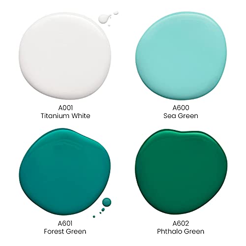 Acrylic Pouring Paint Set of 4 Colors (16 Fl Oz)
