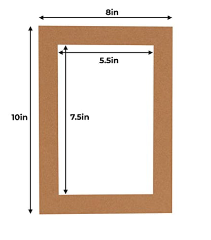 6x8 Mat for 8x10 Frame (100 Count)
