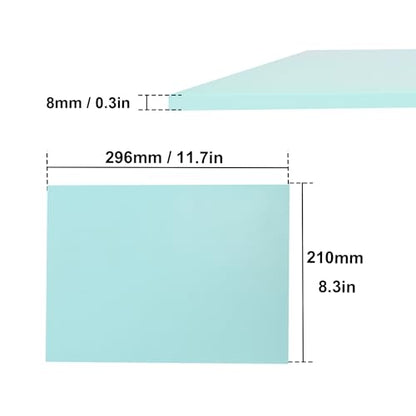 4 Pcs 8.5"x11" Rubber Carving Blocks (4 Count)
