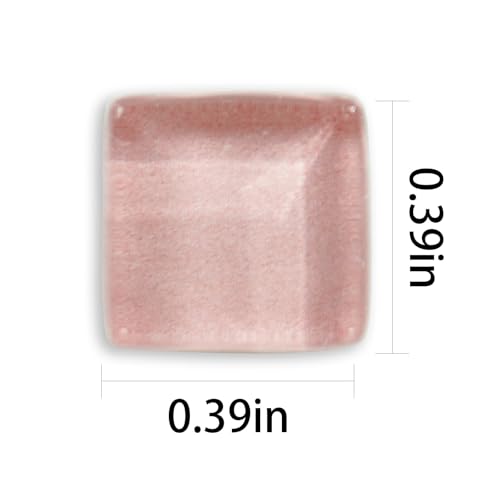 Square Glass Mosaic Tiles Bulk for Adults Crafts Supplies
