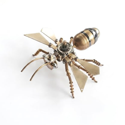 3D Metal Puzzle Mechanical Model Kit Steampunk Bee Insect 150+ Parts 2