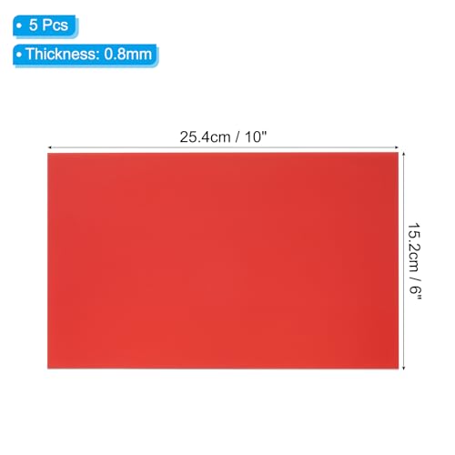6x10 Inch Anodized Aluminum Sheet Metal (5 Count)